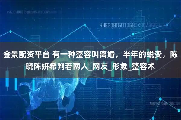 金景配资平台 有一种整容叫离婚，半年的蜕变，陈晓陈妍希判若两人_网友_形象_整容术